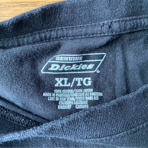 Black Dickies Shirt US XL Baggy Style Genuine Quality, thick Fabric - Picture 3 of 4